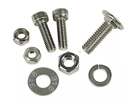 Rigid Industries D-series l bracket kit w/hardware, stainless steel