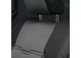 Smittybilt 20-c gladiator jt gen2 neoprene front/rear seat cover; charcoal/black