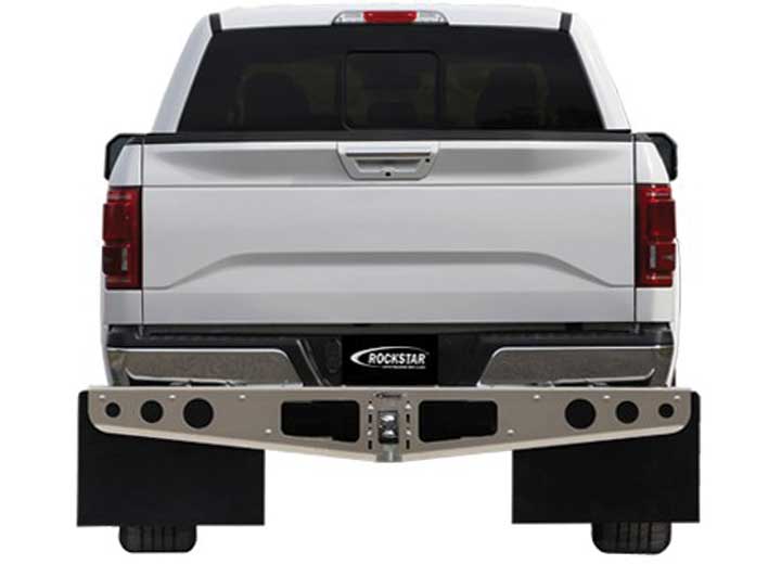 Access Bed Covers Rockstar mud flaps smooth mill hitch mount 24in x 37.88in universal fits most fu Main Image