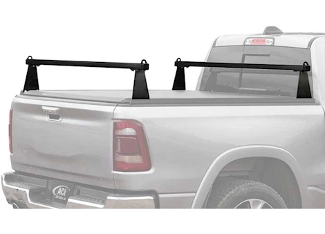 Access Bed Covers 12in vertical kit (2 uprights w/ 1 66in cross bar) matte black adarac aluminum uprights Main Image