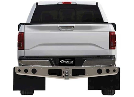 Access Bed Covers ROCKSTAR MUD FLAPS SMOOTH MILL HITCH MOUNT 24IN X 24 IN UNIVERSAL FITS MOST FULL