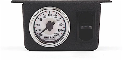 Air Lift Company Single needle gauge with 1 switch Main Image