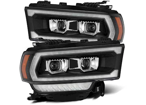 AlphaRex USA 19-22 ram 2500 pro-series projector headlights plank style black w/activation lig Main Image