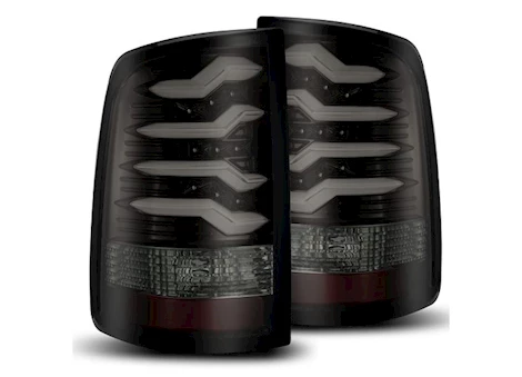 AlphaRex USA 09-18 ram 1500(19-20 classic)/10-19 ram 2500/3500 pro-series led tail lights jet black Main Image