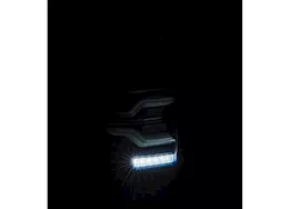AlphaRex USA 14-21 tundra luxx-series led tail lights alpha-black w/activation light & seq signal amber