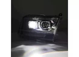 AlphaRex USA 09-18 ram 2500 led projector headlights  w/ act light / seq signal and drl alpha