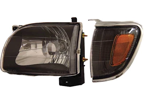 Anzo, Usa 01-04 tacoma headlights black with amber reflectors driver/passenger Main Image