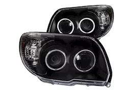 Anzo, Usa 06-09 4runner projector headlights w/u-bar black clear driver/passenger
