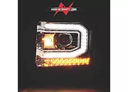 Anzo, Usa 16-19 sierra 1500 w/ factory hid bulbs projector headlights