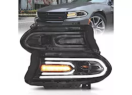 Anzo, Usa 15-18 charger projector headlights plank style black