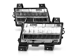 Anzo, Usa 18-21 wrangler jl/20-up gladiator led side markers chrome housing clear lens w/sequential signal