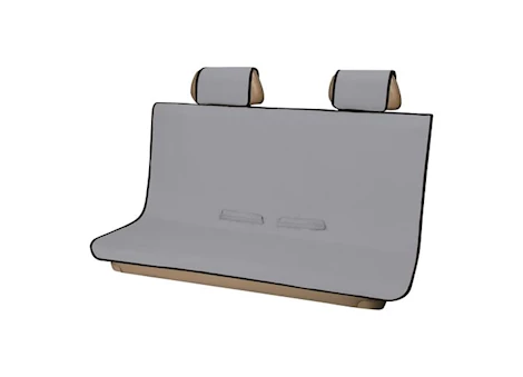 Aries Seat defender 58inx55in removable waterproof grey bench seat cover Main Image