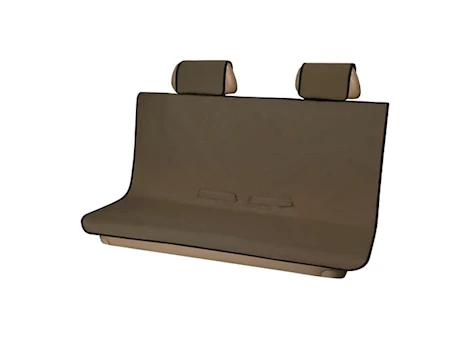 Aries Seat defender 58inx55in removable waterproof brown bench seat cover Main Image