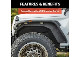 Aries Jeep jl inner fender liners - front and rear
