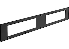 Aries 10in - two open face- cover plate gloss black steel (except jeep jk)