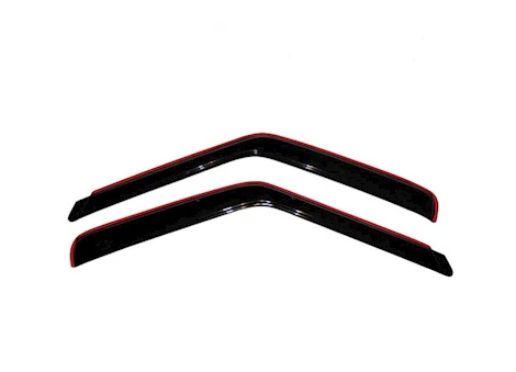 Auto Ventshade Smoke In-Channel Ventvisors - 2-Piece Set for Front Windows
