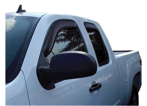 Auto Ventshade Smoke In-Channel Ventvisors - 4-Piece Set for Extended Cab Main Image