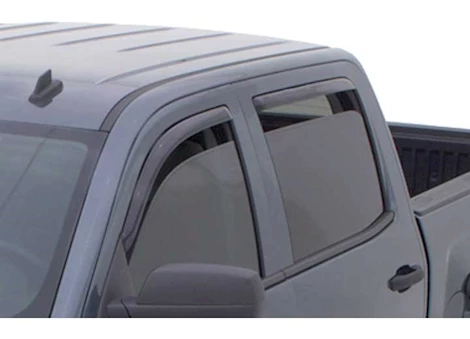 Auto Ventshade Smoke In-Channel Ventvisors - 4-Piece Set for Double Cab Main Image