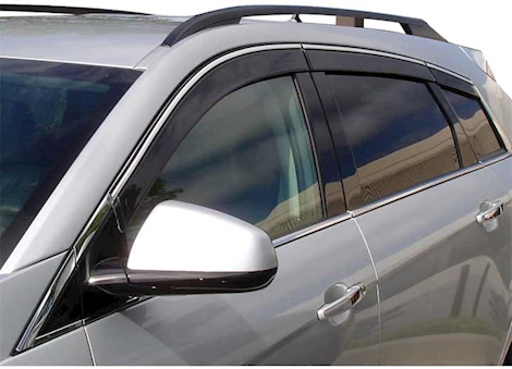 Auto Ventshade 6pc Low Profile Vent Visor - Smoke
