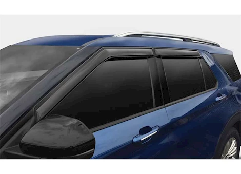 Auto Ventshade 09-18 tiguan will not fit chrome trim model ventvisor 4pc grey Main Image