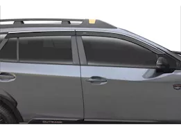 Auto Ventshade 20-c subaru low pro outback ventvisor 4pc chrome trim