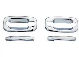 Auto Ventshade 99-07 silverado/sierra w/o pass keyhole 2pc door handle cover-chrome