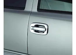 Auto Ventshade 99-07 silverado/sierra w/o pass keyhole 2pc door handle cover-chrome