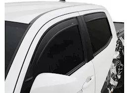 Auto Ventshade 16-c tacoma double cab low profile matte black 4 pc ventvisor