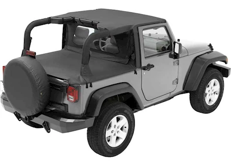 Bestop Inc. 92-95 jeep wrangler w/supertop bows folded down duster deck cover-spice Main Image