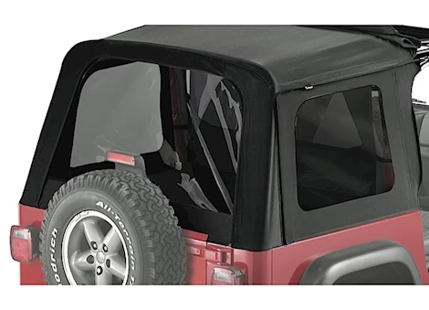 Bestop Inc. 03-06 jeep wrangler tinted window kit-black denim Main Image
