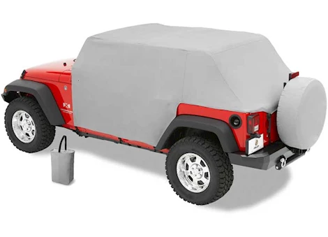 Bestop All-Weather Trail Cover for Jeep Wrangler JK Unlimited without a Top – Charcoal/Gray Main Image
