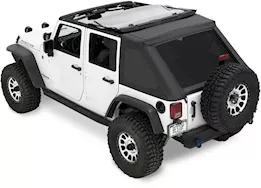 Bestop Inc. 07-18 jeep wrangler jk ascent top 4dr black (new style trektop nx)