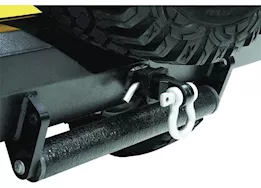 Bestop Inc. Highrock 4x4 receiver recovery hitch insert w/1 d-ring black