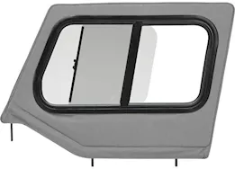 Bestop Inc. 88-95 jeep wrangler upper door sliders for square upper rear corner-black denim