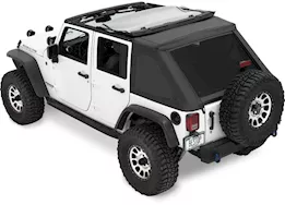 Bestop Inc. 07-18 jeep wrangler jk ascent top 4dr black (new style trektop nx)