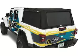 Bestop Inc. 20-c jeep gladiator supertop for truck 2; black diamond