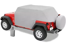 Bestop All-Weather Trail Cover for Jeep Wrangler JK Unlimited without a Top – Charcoal/Gray