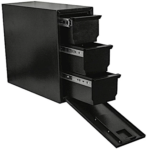 Better Built Black steel tool tower w/ 3 drawers Main Image
