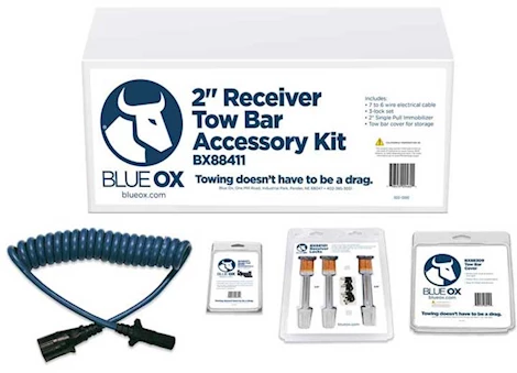 Blue Ox Tow bar accessory kit, 2in receiver Main Image