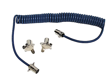Blue Ox 4-wire electrical coiled cable extension Main Image