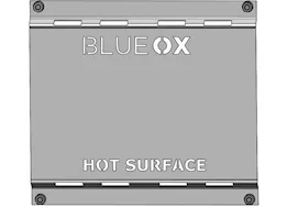 Blue Ox Mud flap heat shield silver