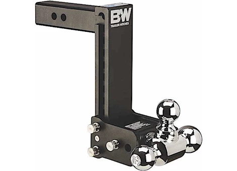 B&W Hitches Tow and Stow Tri-Ball Hitch Ball Mount
