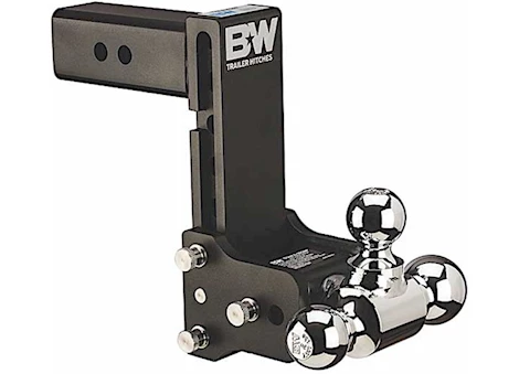 B & W Trailer Hitches CLASS V 2 1/2IN RECEIVER BLACK TOW & STOW 10IN MODEL 7IN DROP 7.5IN RISE TRI-BALL