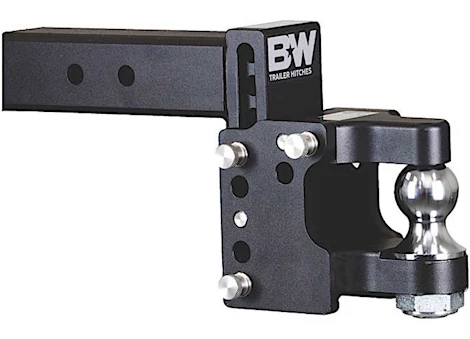B & W Trailer Hitches Class v 2 1/2in receiver/pintle black tow & stow 8.5in drop/4.5in rise w/2in ball Main Image