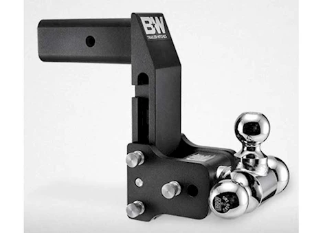 B & W Trailer Hitches Class v 2 1/2in receiver black for gm multi-pro tailgate 7in drop/7.5in rise tri-ball Main Image
