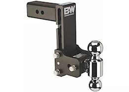 B & W Trailer Hitches Class v 2 1/2in receiver black tow & stow 10in model 7in drop 7.5in rise 2in & 2 5/16in balls