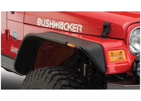 Bushwacker Flat Style Fender Flares - 2-Piece Front Set Main Image