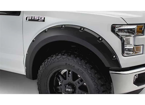 Bushwacker 15-17 f150 not compatible with technology package 68t fender flares pocket style front only Main Image