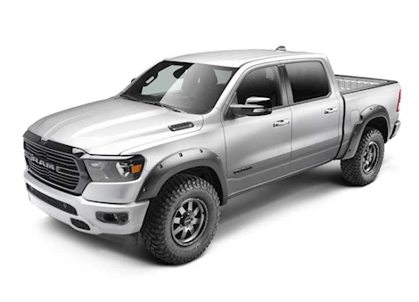 Bushwacker 09-18 ram 1500 excludes sport / express fender flares forge style 4pc textured Main Image