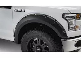 Bushwacker 15-17 f150 not compatible with technology package 68t fender flares pocket style front only